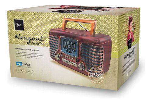 Radio Mlab 8746 Bt/fm/usb/rec/tf/aux Konzert Diseño Retro-2