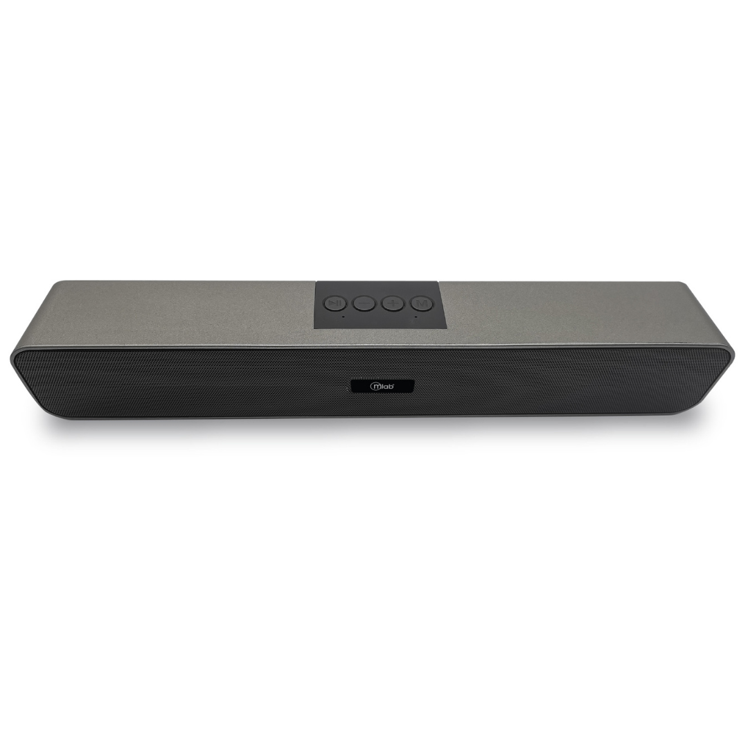 MINI SOUNDBAR MICROLAB SOUNDBASS BT SB100 GRIS-2