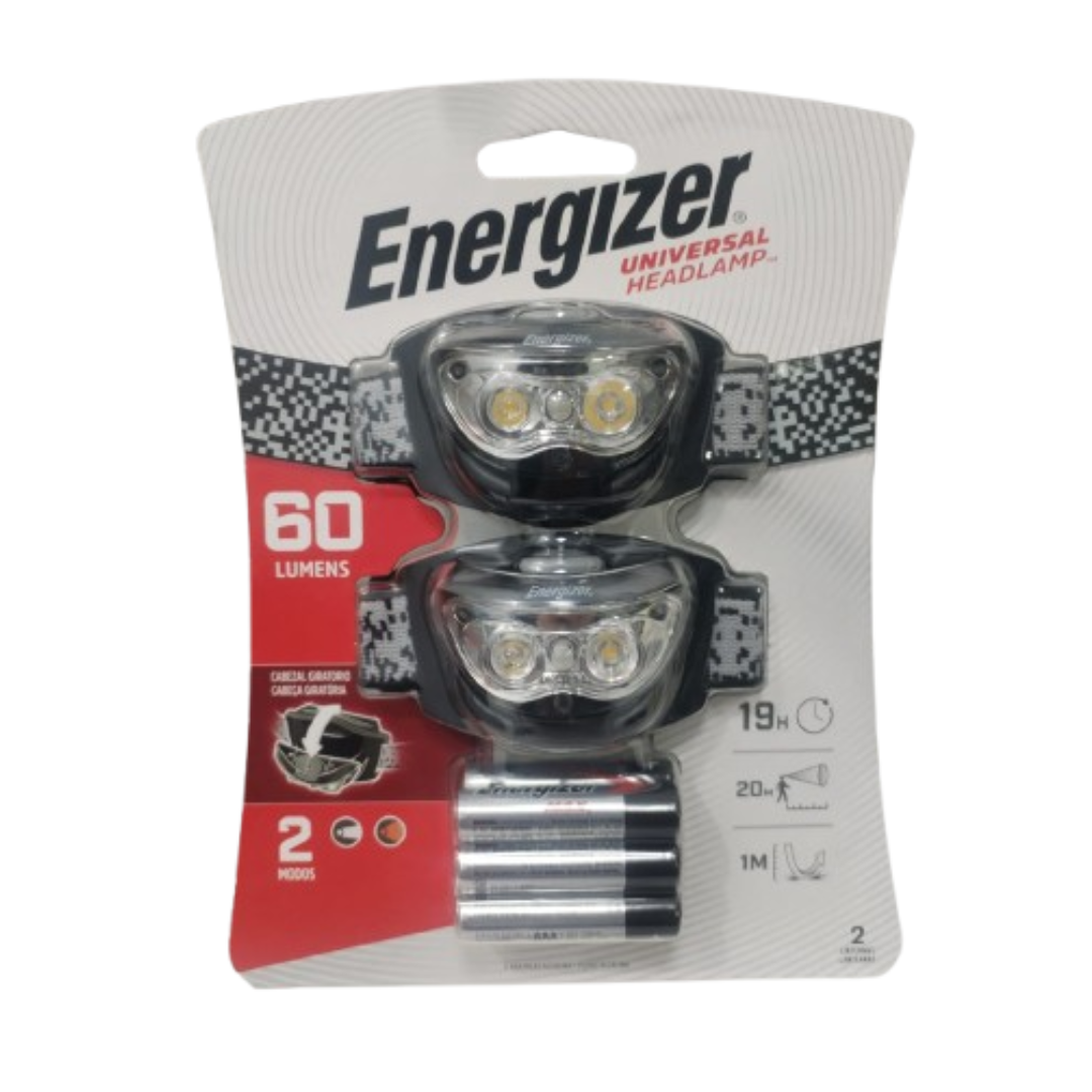 LINTERNA FRONTAL ENERGIZER HD33A4 60 LUMENES NEGRO-2