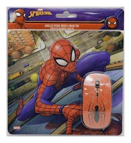 Mouse Óptico Marvel Inalámbrico Spider-man-0