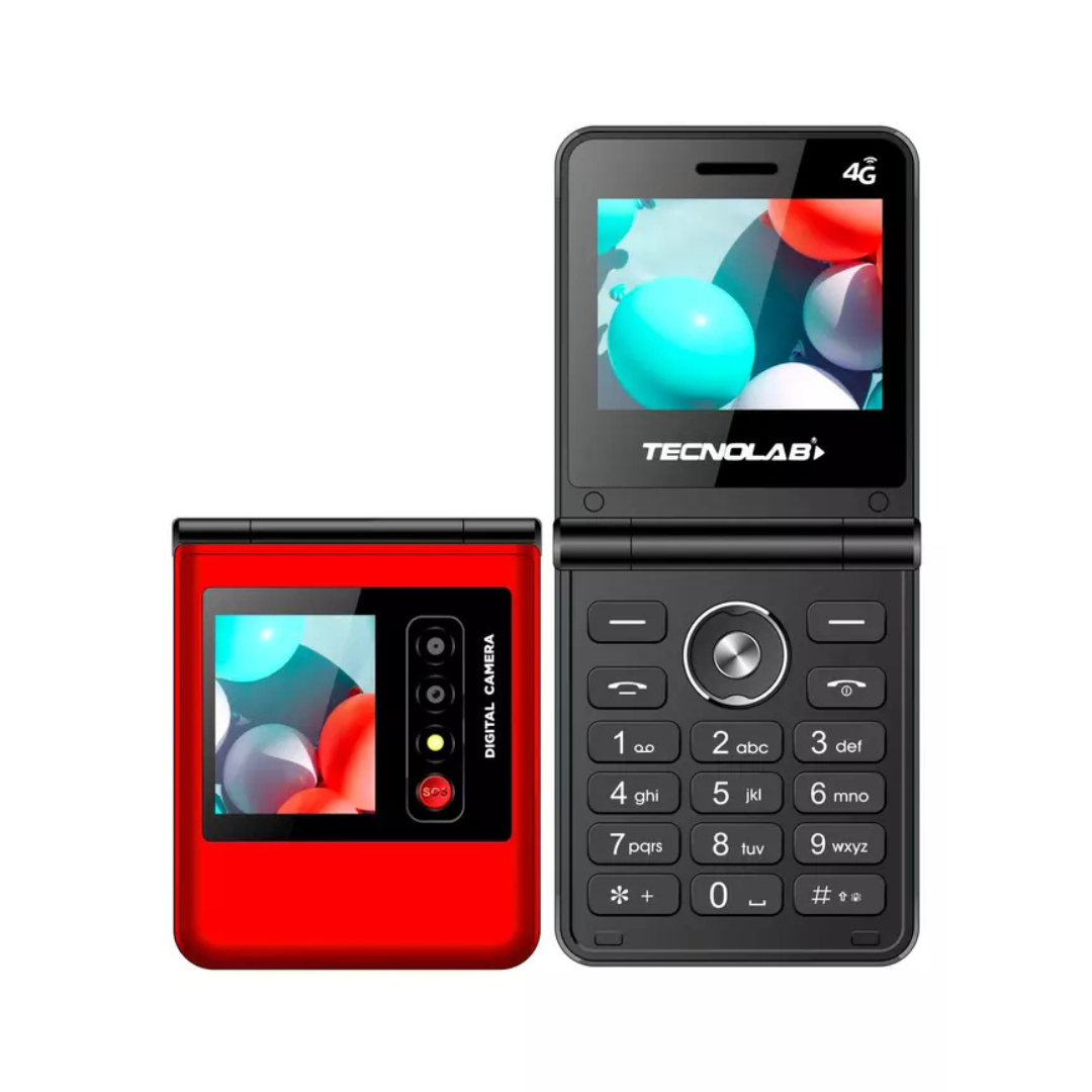 TELEFONO MOVIL PARA DULTO MAYOR TECNOLAB TL709R ROJO-2