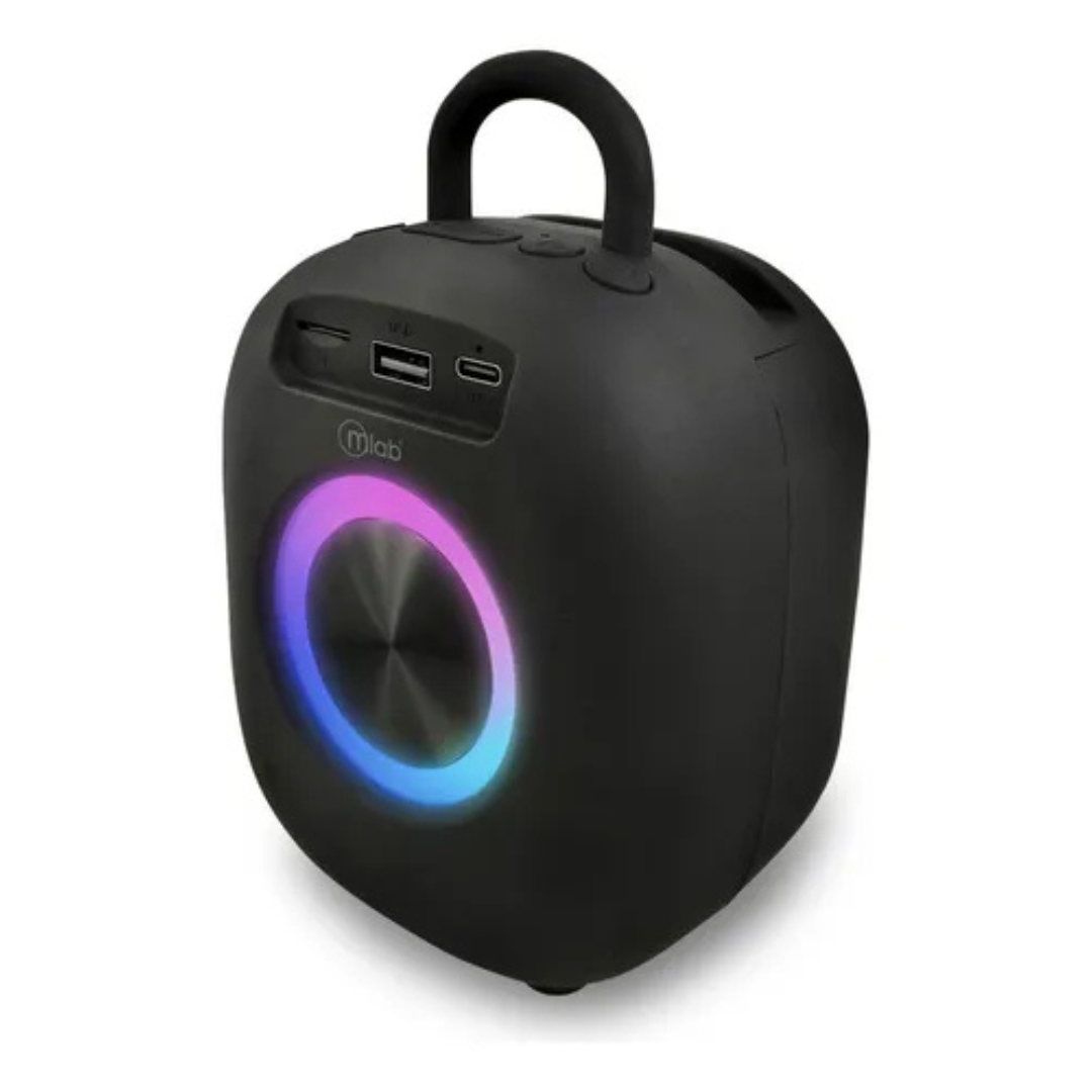 PARLANTE PORTATIL BLUETOOTH MICROLAB ENERGY + BASS TWS 09347 NEGRO-2