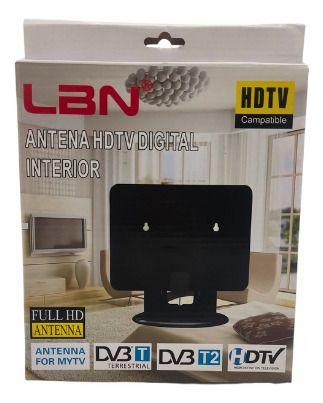Antena Hdtv Ultrafina Amplificada Para Interiores Lbn-2