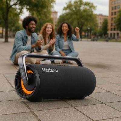 Parlante Bluetooth 5.3 Portátil Ipx6 110w 5,25 Soundbox plus Master-g Color Negro-3