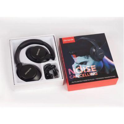 Audifonos Bluetooth Over Ear Aiwa Noise Cancelling AWKNC1090L Color Negro -3