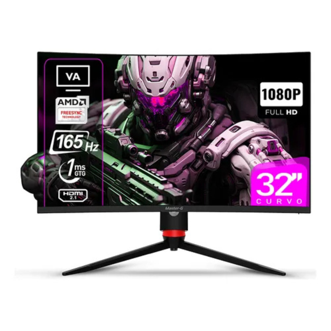 MONITOR GAMER MASTER G 27P`` MGMG2740C FULL HD NEGRO-2