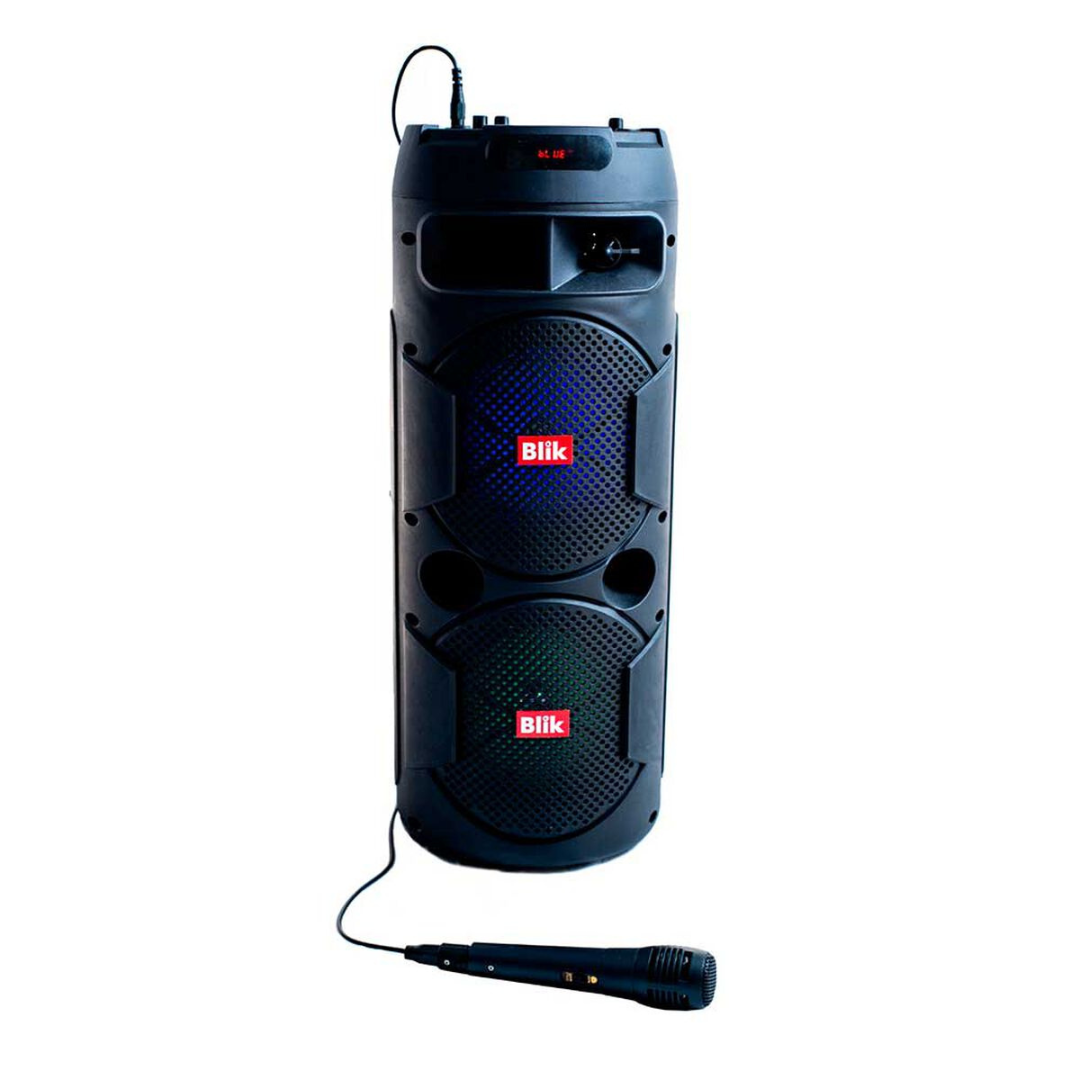 PARLANTE PORTATIL TWS BLIK SCREAMER 3 + MICROFONO BLUETOOTH -2