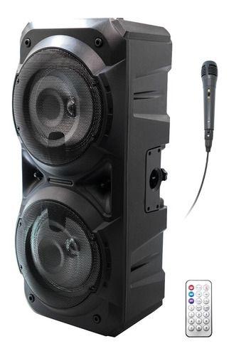 Parlante Karaoke Portátil Bluetooth F8 Con Micrófono Lbn-2