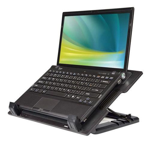 Base Ventilador Para Notebook Ultra De 10 A 17   Rejilla Met-2