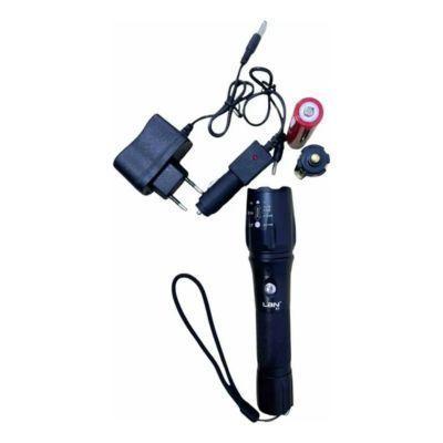 Linterna Portátil Led Lbn Recargable E5 Negra-2
