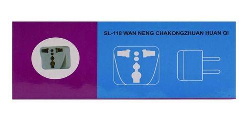 Adaptador/enchufe Corriente Sl-118 Americano-europeo 12 Unid-4