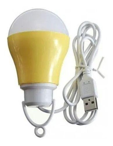 Ampolleta Led De Emergencia Con Cable Usb X5und-2