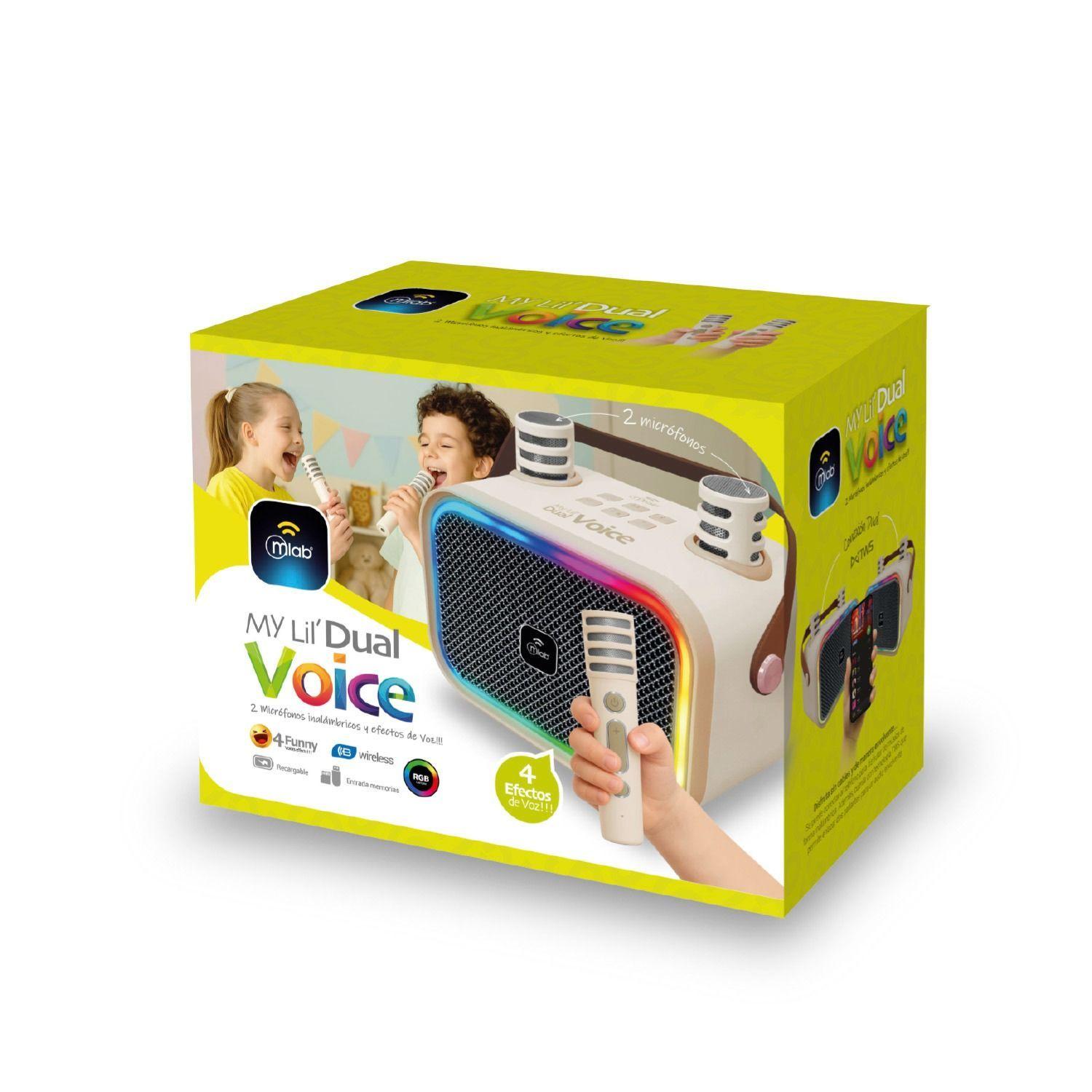 Parlante Mlab My Lil' Dual Voice 09587 Beige-2