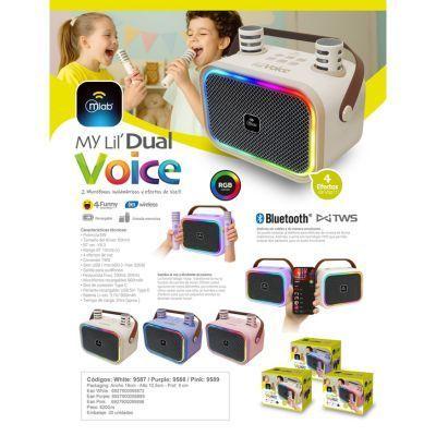 Parlante Mlab My Lil' Dual Voice 09587 Beige-3