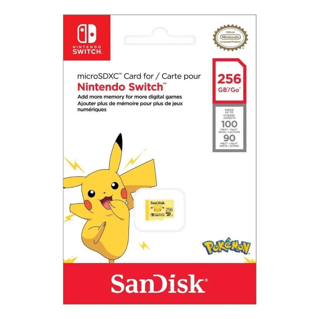 Memoria Sandisk Micro Sd 256gb Pokémon Nintendo Switch-3