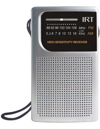 Radio A Pilas Portatil Am/fm Rpocket01p Irt-0