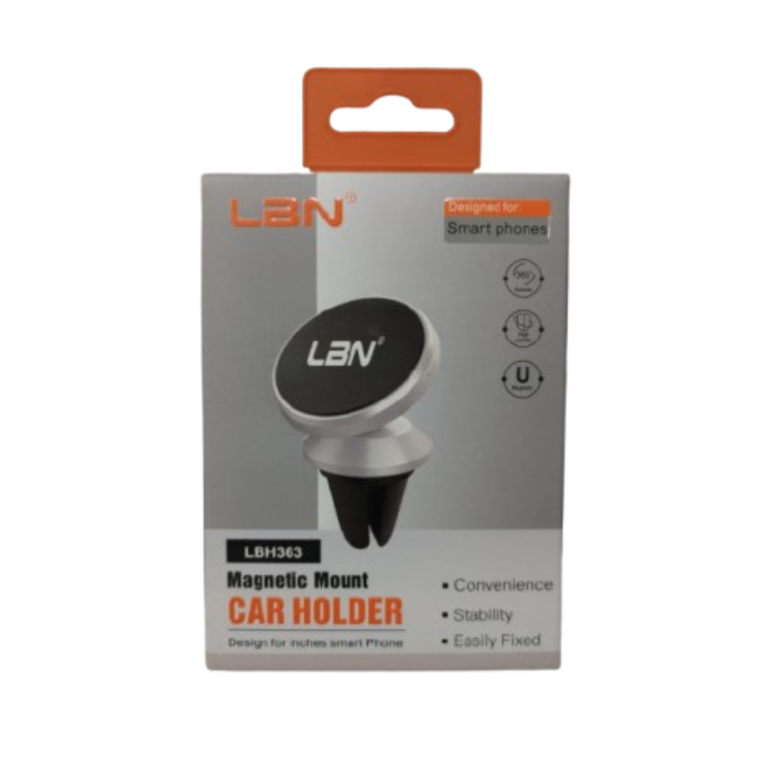 SOPORTE PORTA CELULAR PARA VEHICULOS LBN LBH363 NEGRO-0