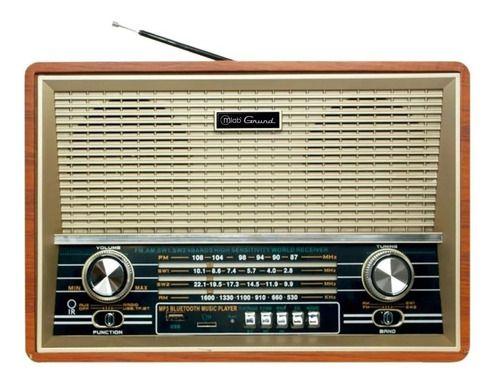 Radio Retro Parlante Bluetooth Grund 1940´s Mlab - 8733-2