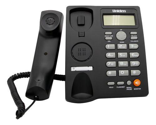 Teléfono Fijo Sobremesa Con Visor Manos Libres Uniden As7413 Color Negro-5