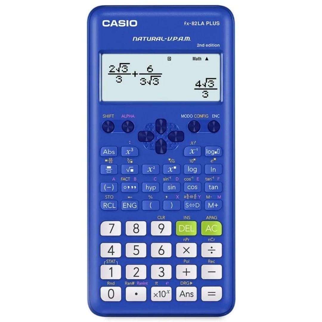 Calculadora Casio Azul Cientifica Fx 82 La Plus-0