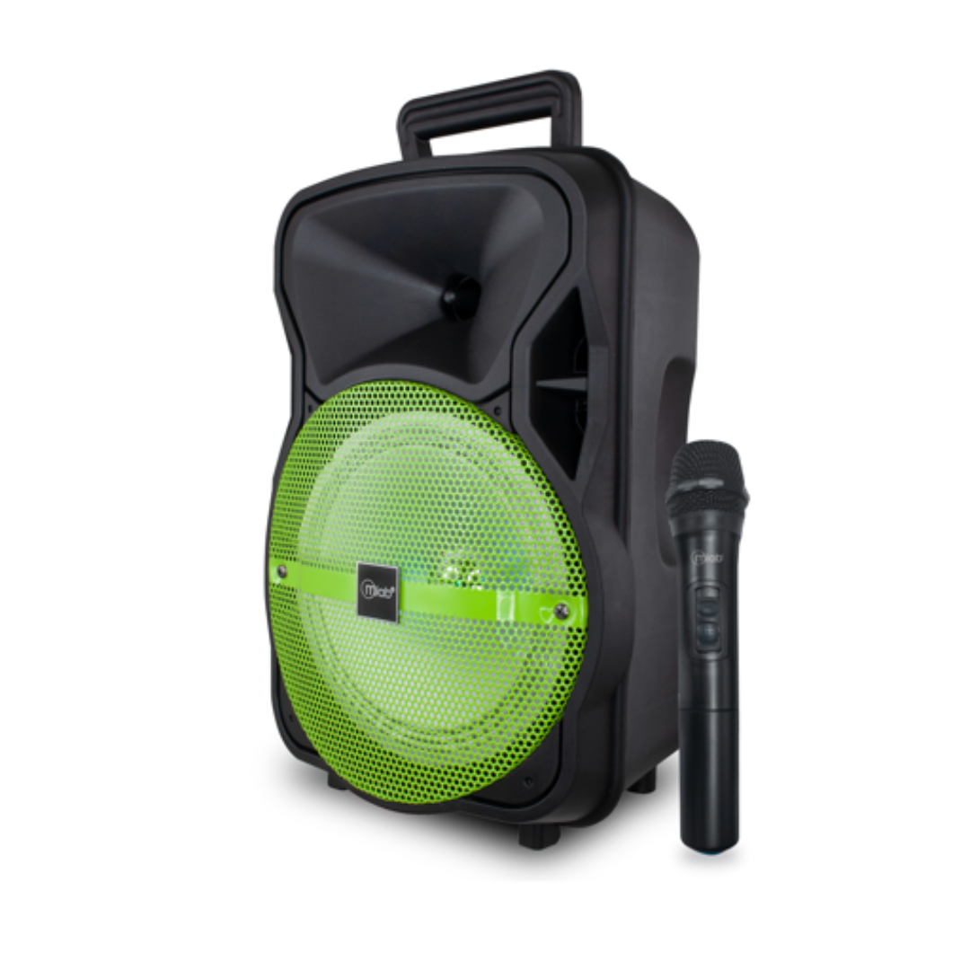 PARLANTE BLUETOOTH MICROLAB CITY SONG BOX 8 GREEN GRID 08710 NEGRO-0