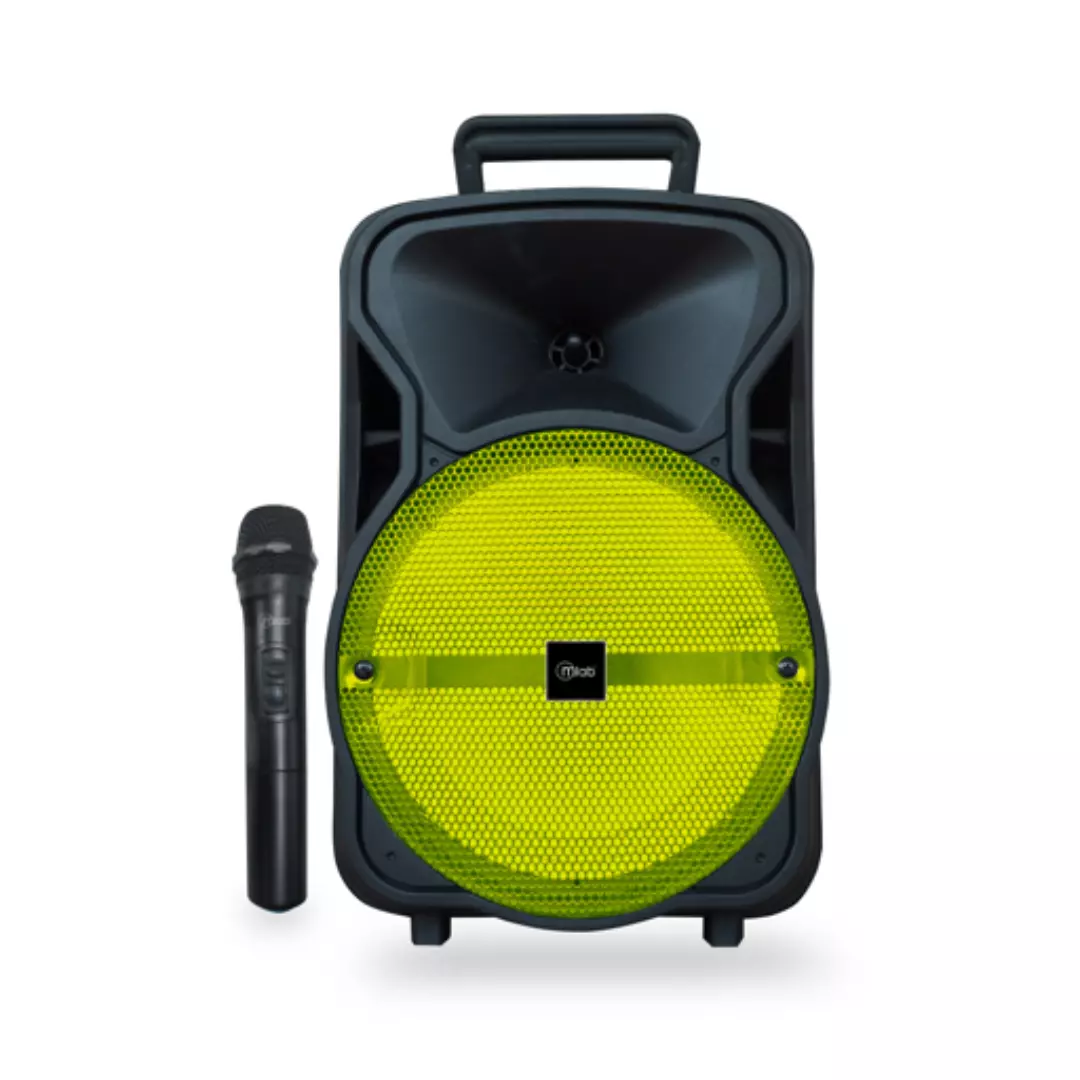 PARLANTE BLUETOOTH MICROLAB CITY SONG BOX 8 GREEN GRID 08710 NEGRO-2