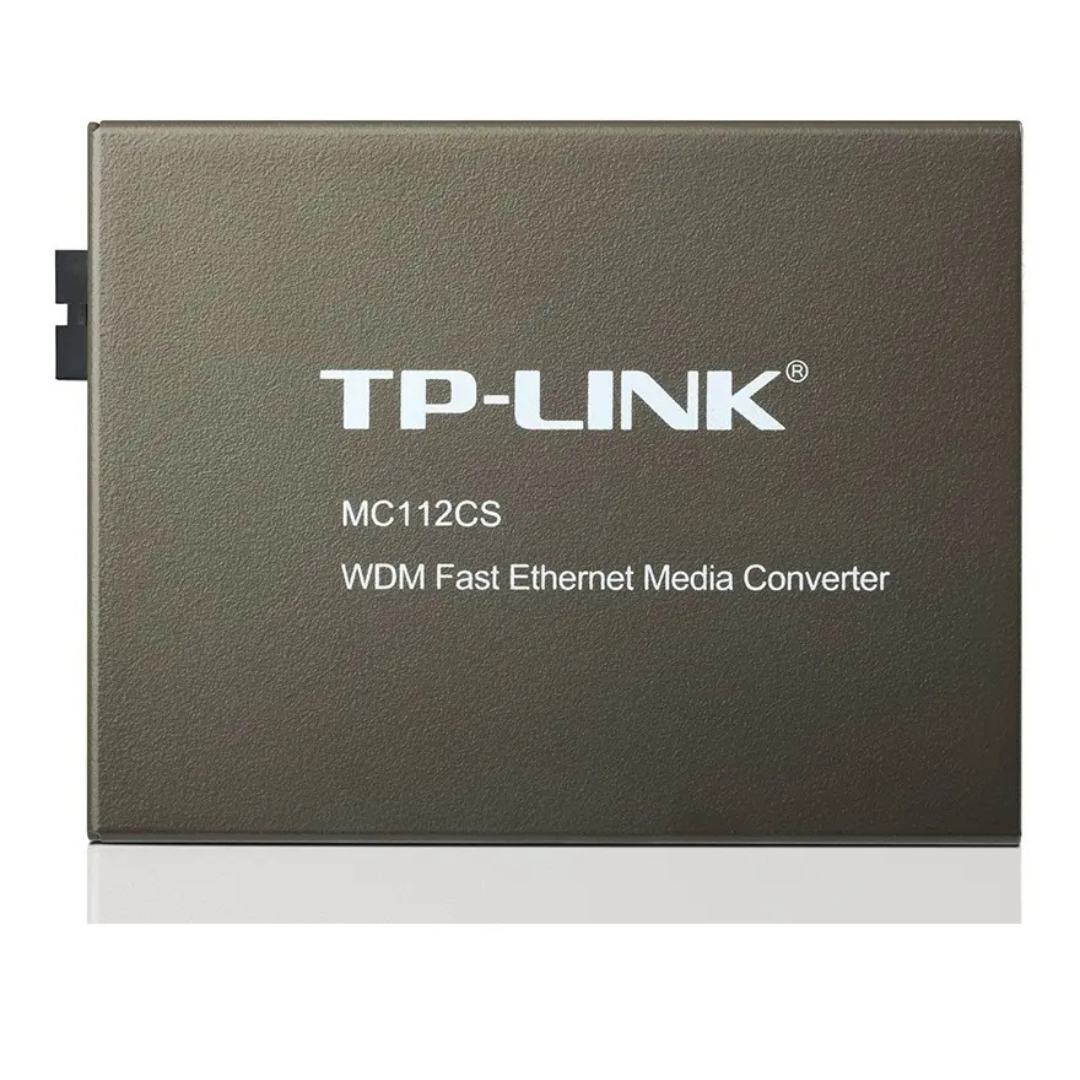 Convertidor Tp link Multimedia Wdm De 10 100mbps Mc112cs Color Negro-1