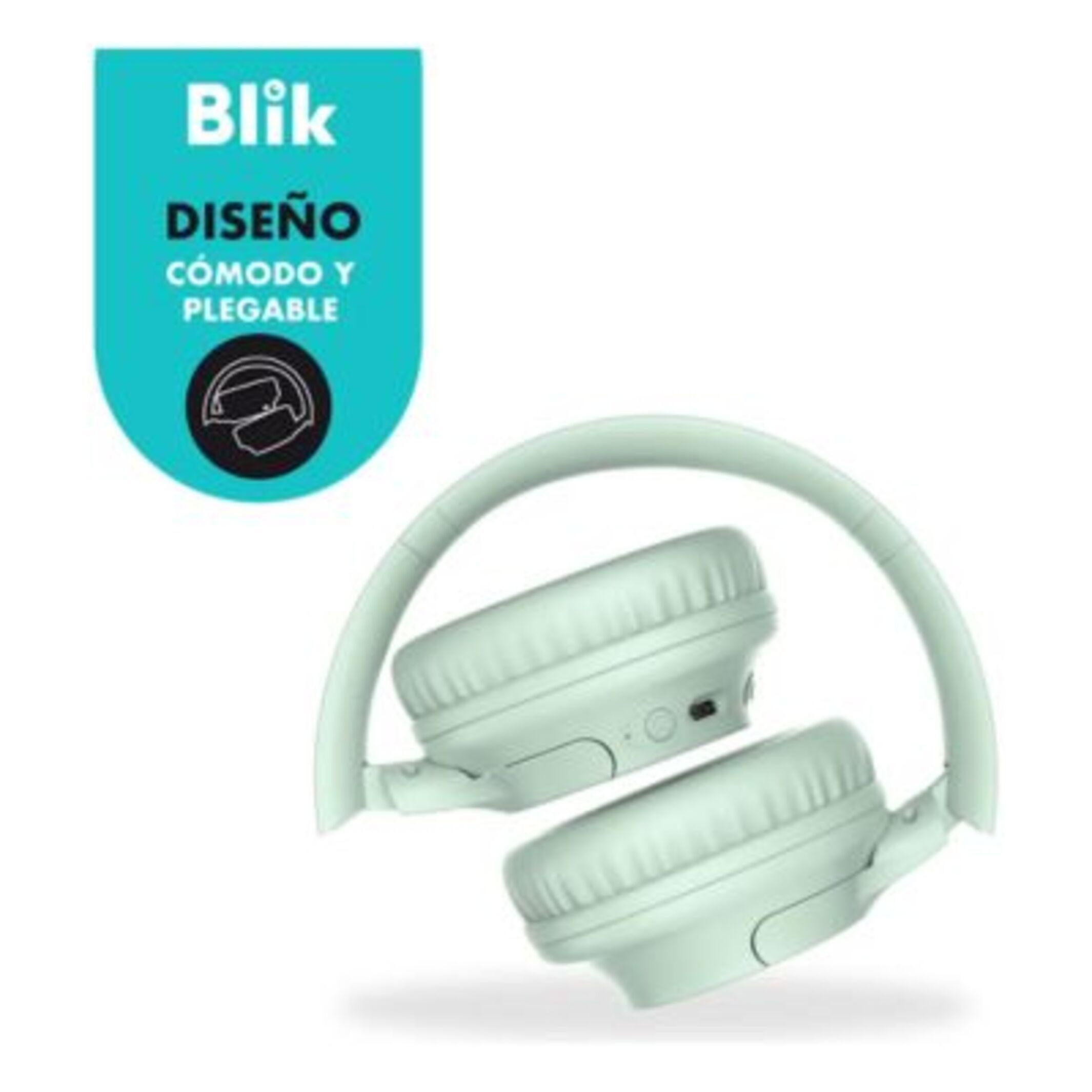 Audífonos Bluetooth Inalámbricos Blik Soul25 16 Hrs color verde-2