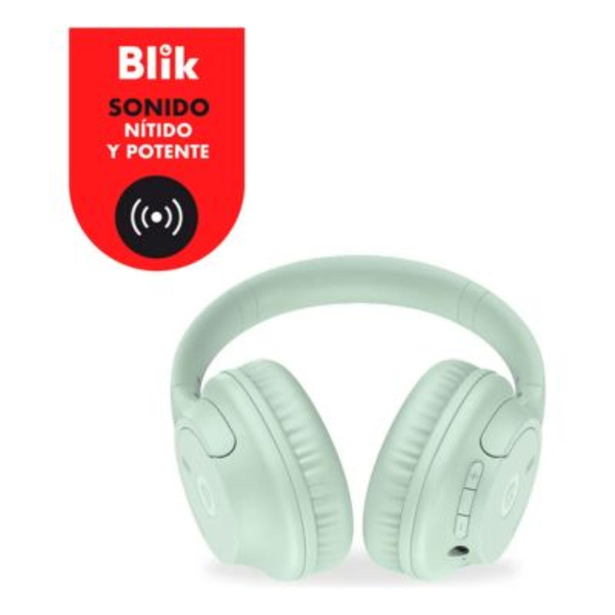 Audífonos Bluetooth Inalámbricos Blik Soul25 16 Hrs color verde-3