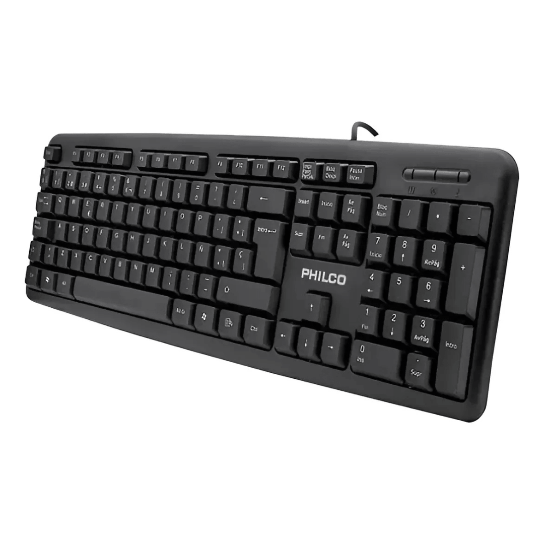 teclado usb slim keuboard philco k51up negro-2