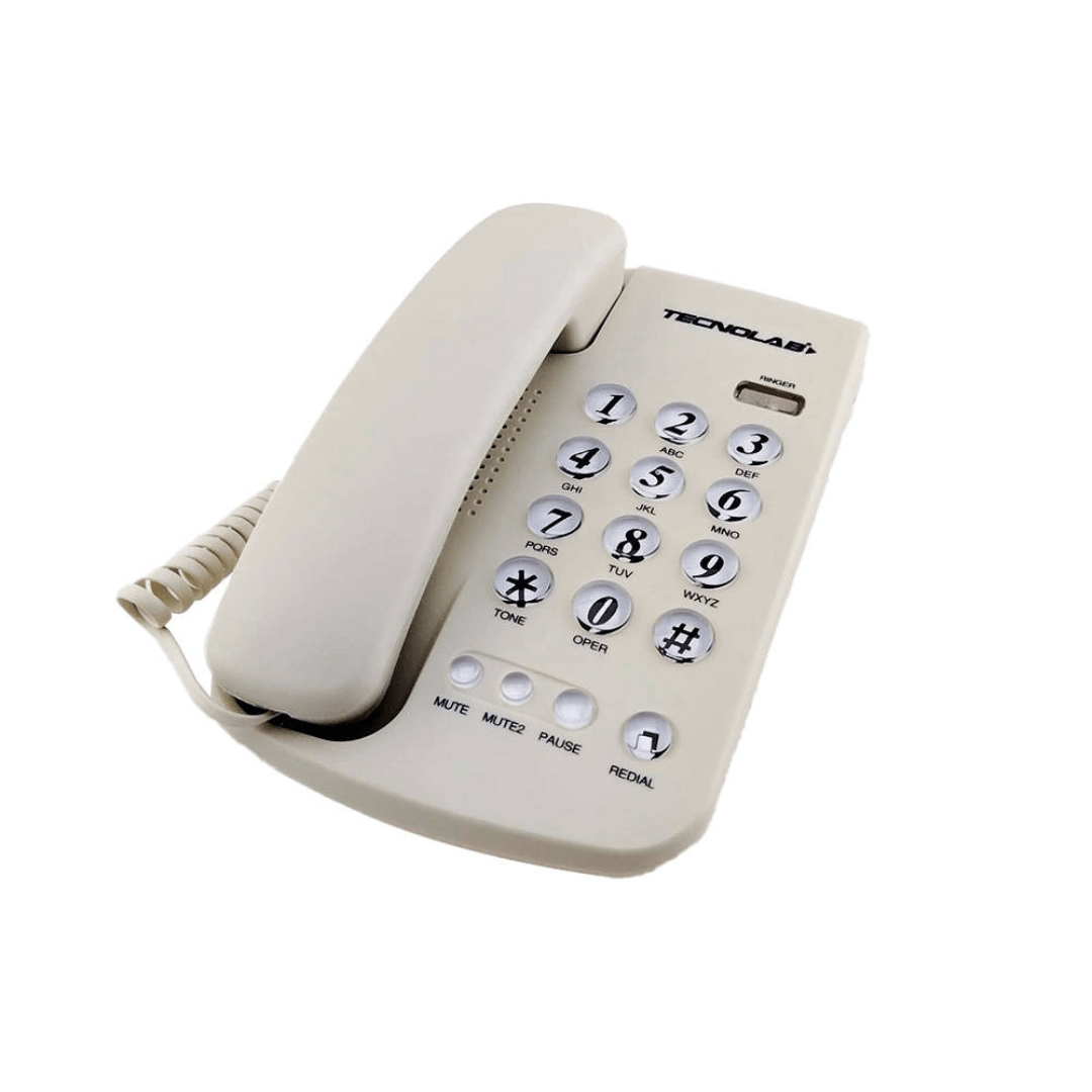 Telefono Sobremesa Discado Rapido Tl483w Tecnolab Blanco-2