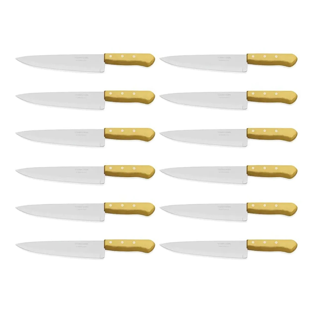 Set Tramontina 12 Cuchillos Acero Inoxidable 22902 005-3