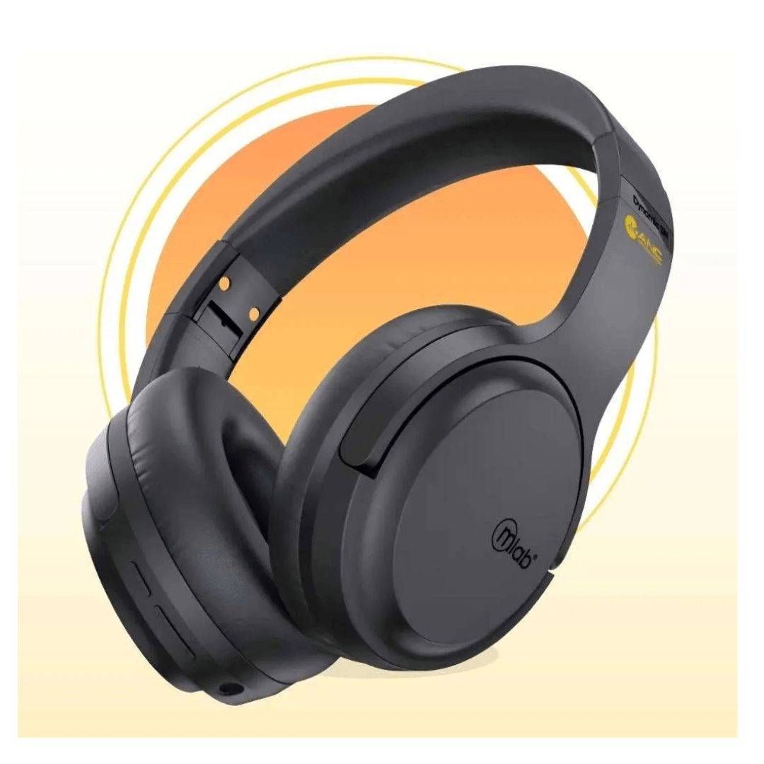 Audífonos Inalámbricos MLAB Over-Ear Negro con Cancelación de Ruido-2