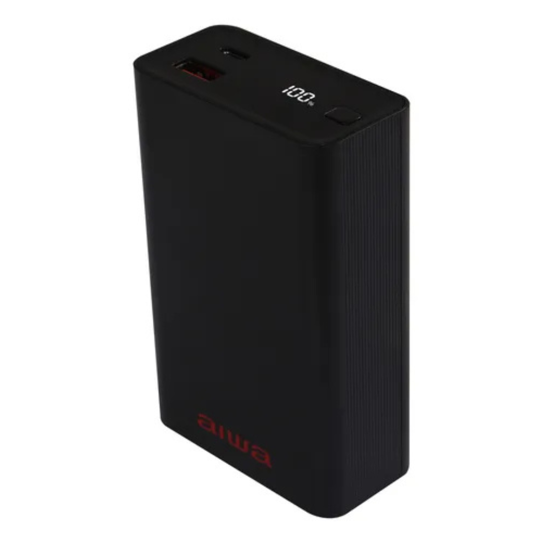 CARGADOR PORTATIL AIWA POWER BANK 20000MAH USB-A TIPO-C PAW-650-2