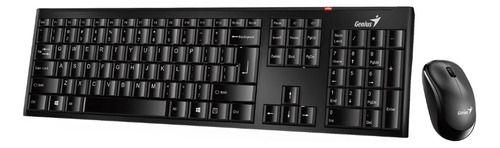 Kit Teclado Y Mouse Para Pc Inalambricos Slim 8000 Se Genius-0