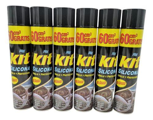 Silicona Para Autos Kit Aerosol 480 Ml Pack Por 12-0