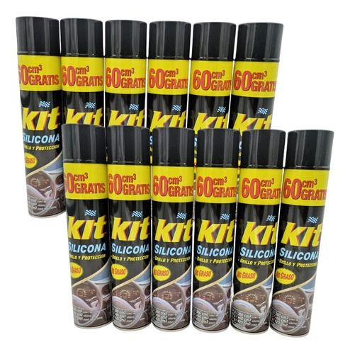 Silicona Para Autos Kit Aerosol 480 Ml Pack Por 12-1