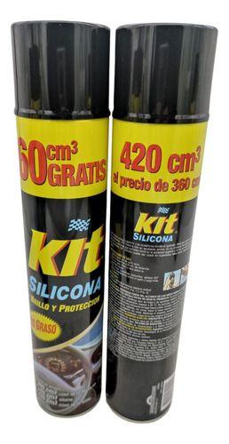 Silicona Para Autos Kit Aerosol 480 Ml Pack Por 12-2