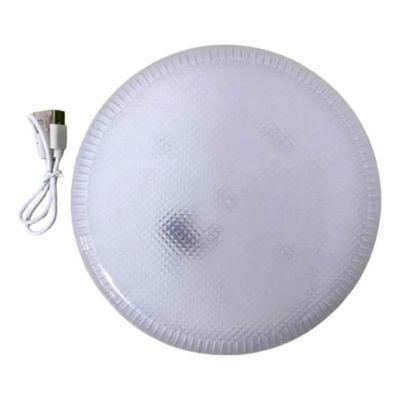  Lámpara de camping ambiental recargable con tira de luz led Rgb retráctil-3