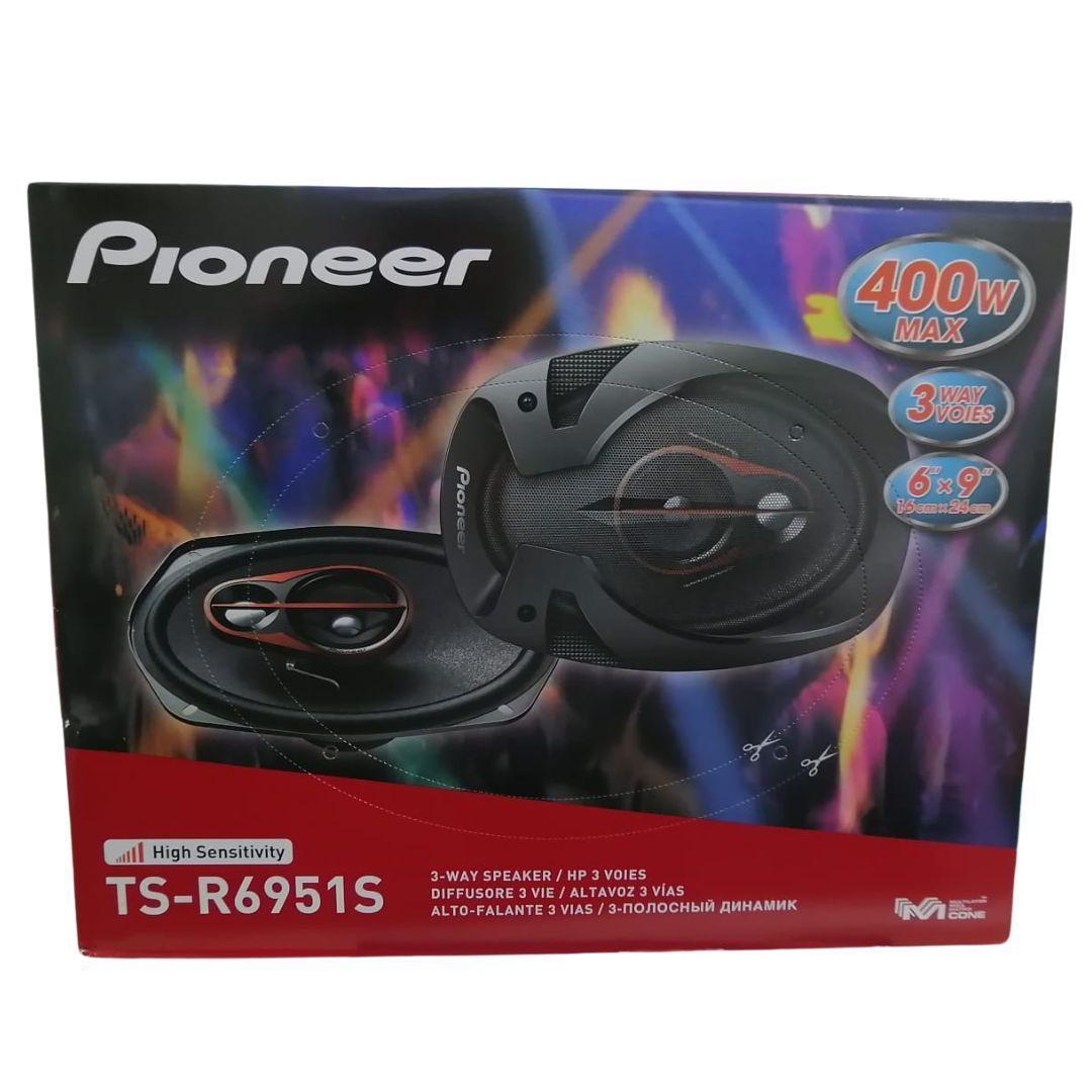 Parlantes Pioneer Ts-r6951s 400 Watts 6x9 3 Vias Ovalados Color Negro-3