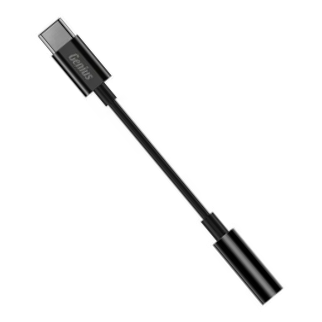 ADAPTADOR USB-C A JACK 3,5MM GENIUS ACC-C100 NEGRO-1