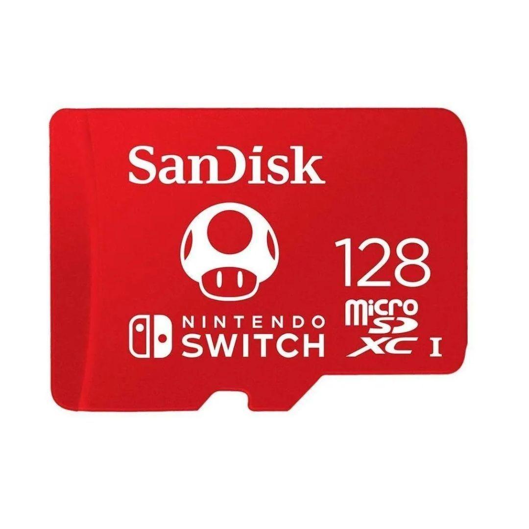 Tarjeta De Memoria MicroSD Sandisk Nintendo Switch 128gb-0