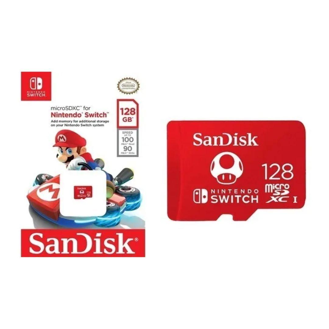 Tarjeta De Memoria MicroSD Sandisk Nintendo Switch 128gb-3