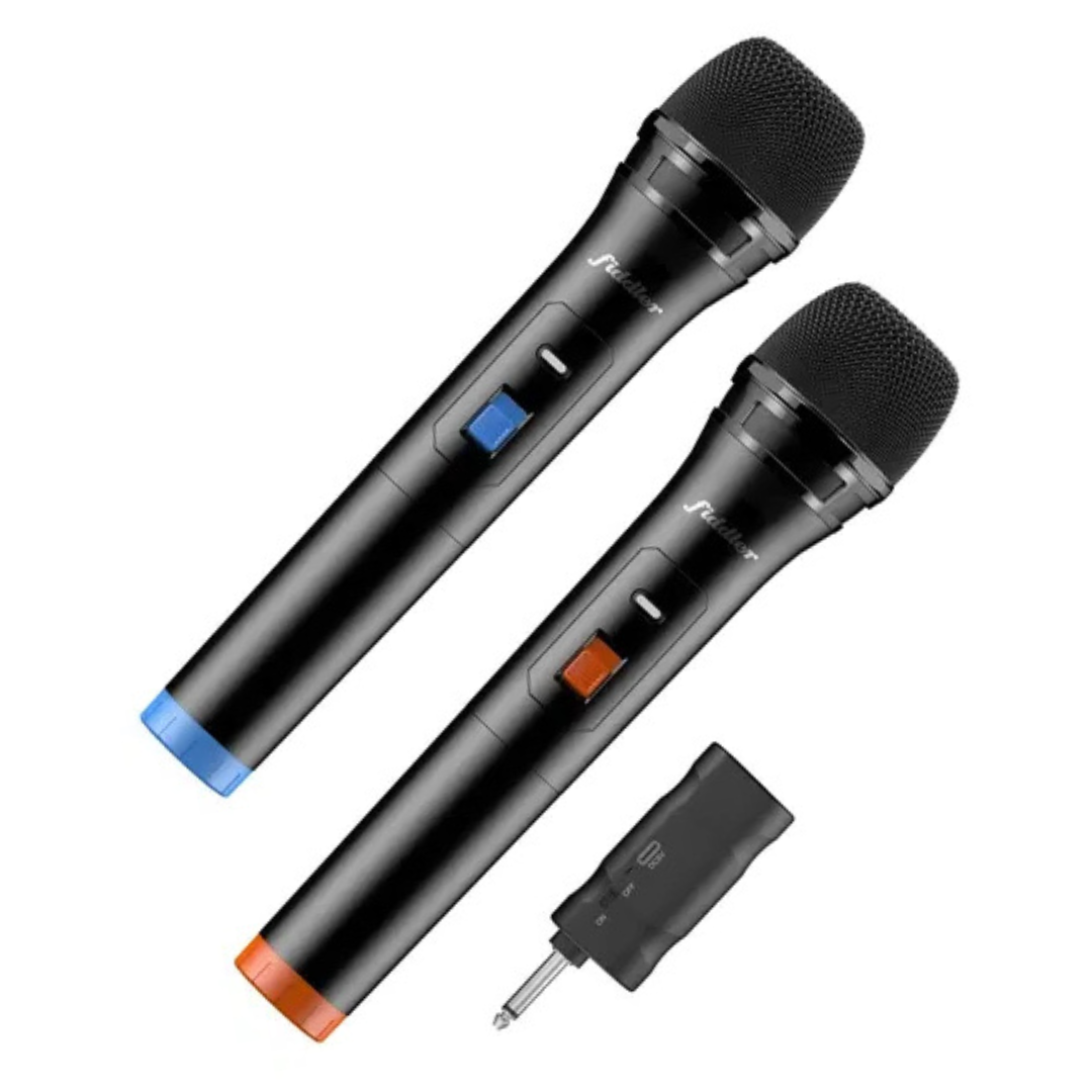 Kit 2 Micr fonos Bluetooth Fiddler Negro FD MIC200B-3
