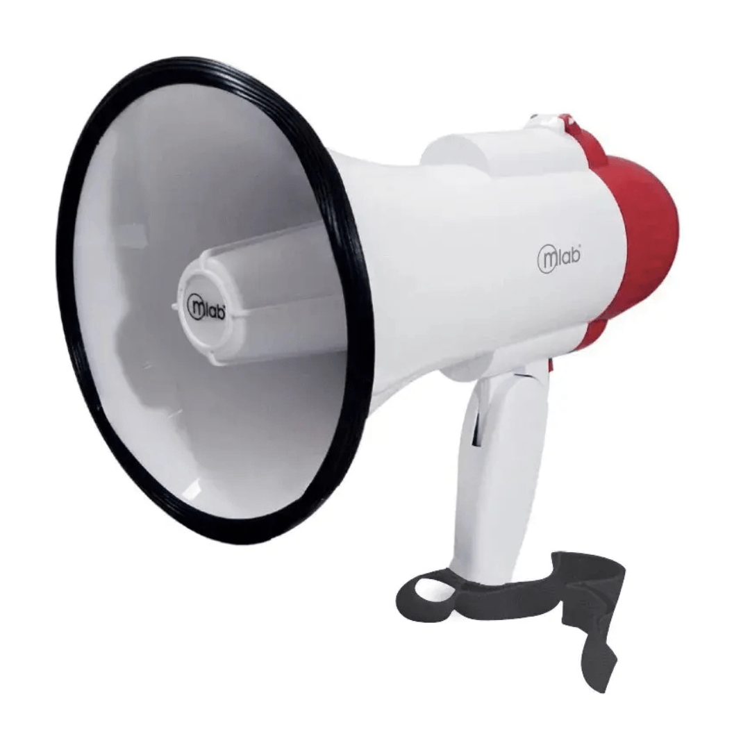 Meg fono Mlab 15W de Mano con Grabaci n Potencia 250m Alcance-2