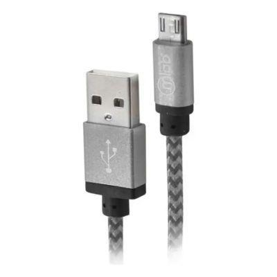 Cable Usb A Micro Usb Para Teléfono Gris Mlab-0