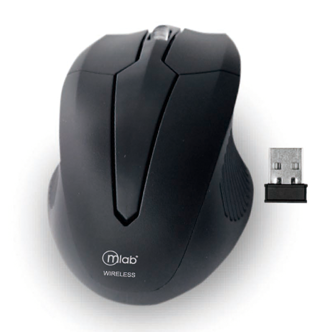 MOUSE INALAMBRICO USB MICROLAB TW800 08340 NEGRO-2