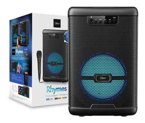 Parlante Mlab Rhymes 9100 Bluetooth Karaoke Tws Negro-3