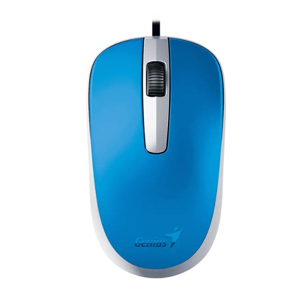 CLASICO MOUSE OPTICO GENIUS DX-120 USB-A AZUL-2