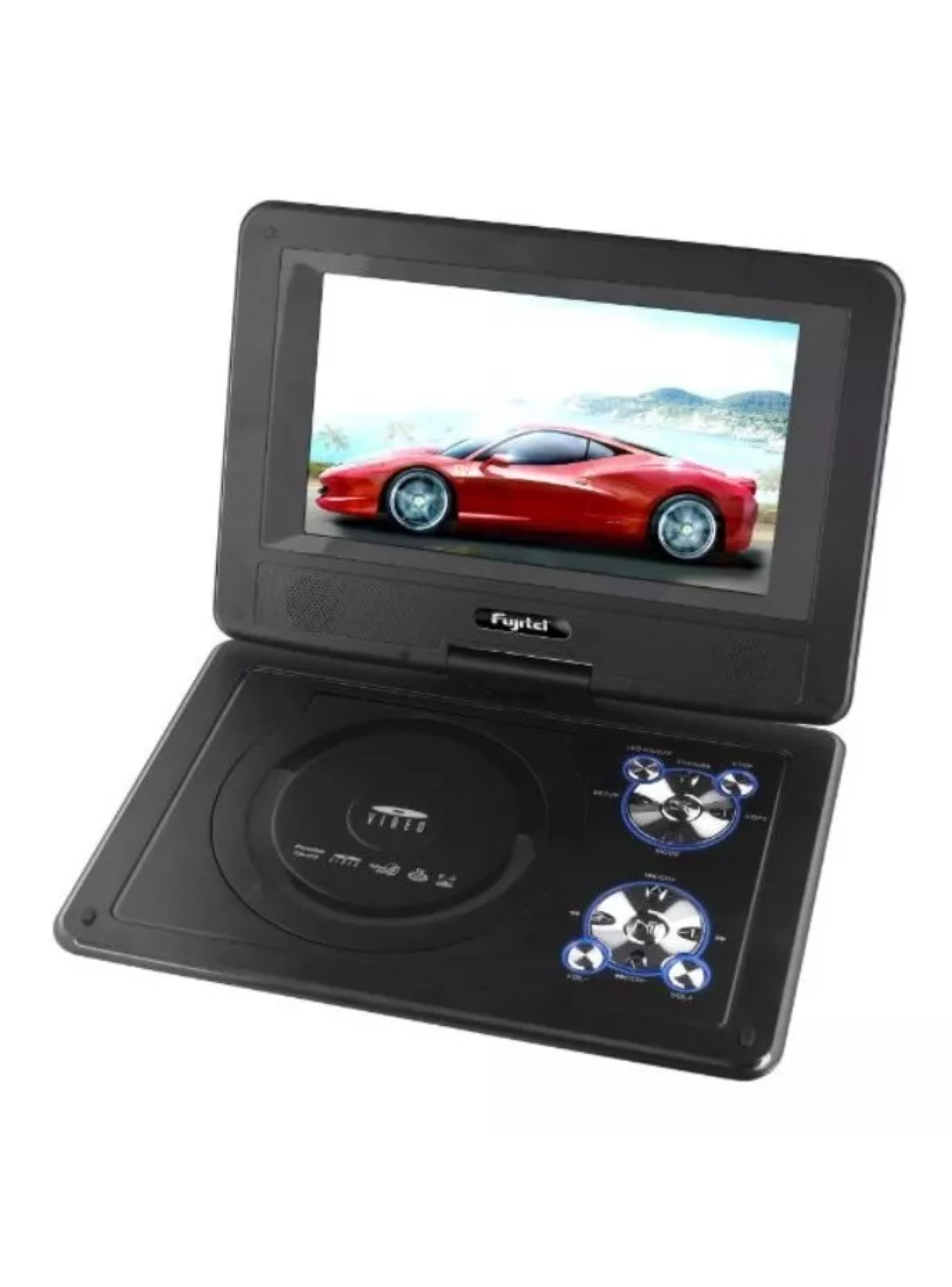 Dvd Portatil 8,5 Tv Análoga-pantalla 270º Fujitel-0